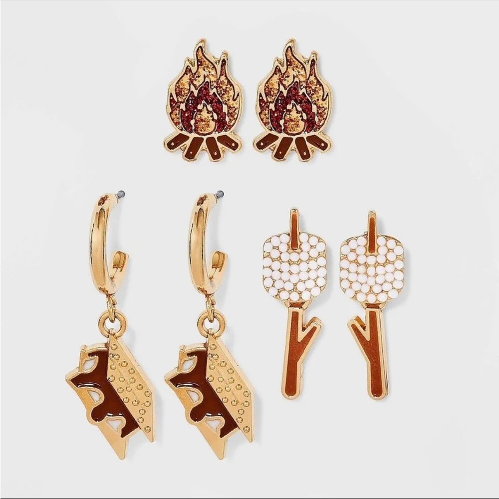 SUGARFIX by BaubleBar Fall Earrings- Set of 2 - Picture 6 of 8